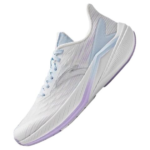 Anta Abrasion Resistant Slip Resistant Low top Casual Running Shoes Women’s White Blue Purple