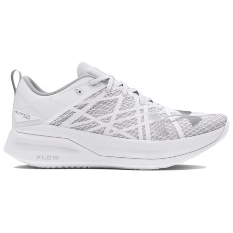 Under Armour VELOCITI PRO Abrasion Resistant Abrasion Resistant Low top Running Shoes Unisex White Gray