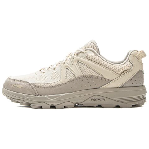 Li Ning Gundam Low top Casual Trail Running Shoes Women’s Sand Gravel Dust Smoke Gray