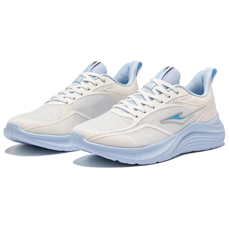 Erke Breathable And Wear resistant Low top Casual Running Shoes Men’s White Blue