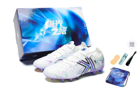 KELME Quick Spark 5.0 FG Firm Ground Cushioning Rebound Slip Resistant Soccer Shoes Unisex White Multicolor Flagship