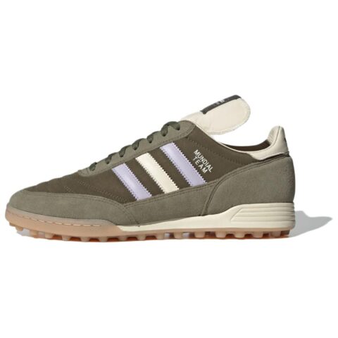 Adidas Originals Mundial Team Comfortable And Lightweight Abrasion Resistant Soccer Shoes Unisex Green