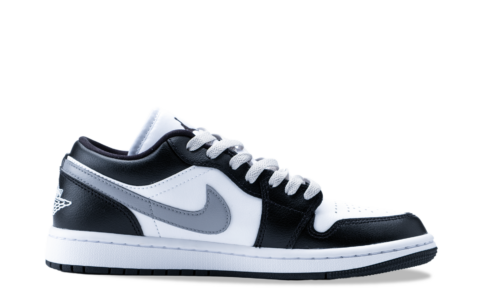 Jordan Air Jordan 1 Shadow Gray Slip Resistant Low top Vintage Basketball Shoes Women’s Gray