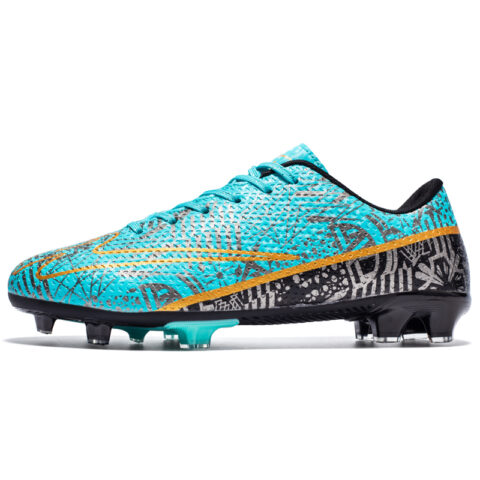 DOUBLE STAR 88 Comfortable Breathable Thermal Breathable Thermal Soccer Shoes Unisex Black Moon