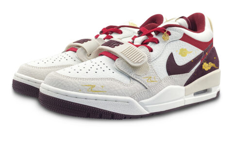 Jordan Legacy 312 Slip Resistant Abrasion Resistant Low top Vintage Basketball Shoes Men’s White