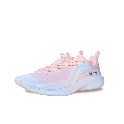 Li Ning Speed 2 Synthetic Leather Low top Basketball Shoes Men’s Blue Pink
