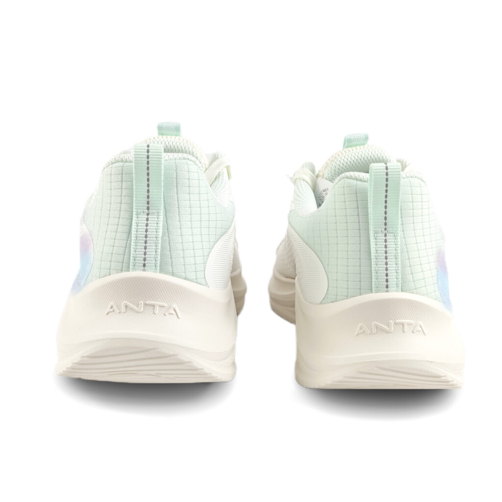 Anta Slip Resistant, Abrasion Resistant, Rebound Casual Sprint Running Shoes Women’s White