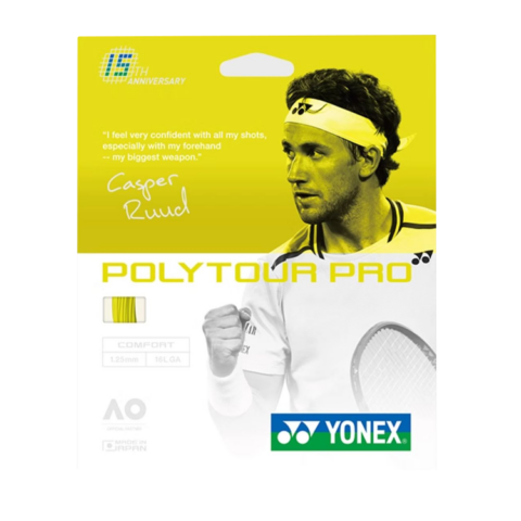 YONEX Tennis Racket Strings Polyester Unisex 12m Flash Yellow