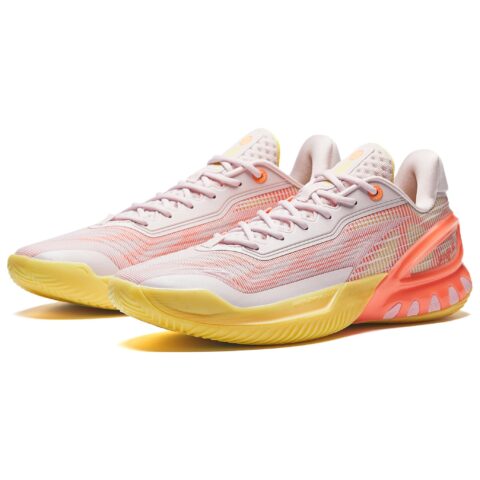 Anta Zap 3 Low top Front Fork Carbon Plate Basketball Shoes Men’s Pink Orange