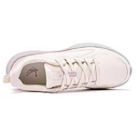 QIAODAN Iridescent 5.0 Synthetic Leather Slip Resistant Abrasion Resistant Low top Running Shoes Women’s Pink Purple