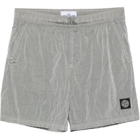 STONE ISLAND Crinkled Shorts