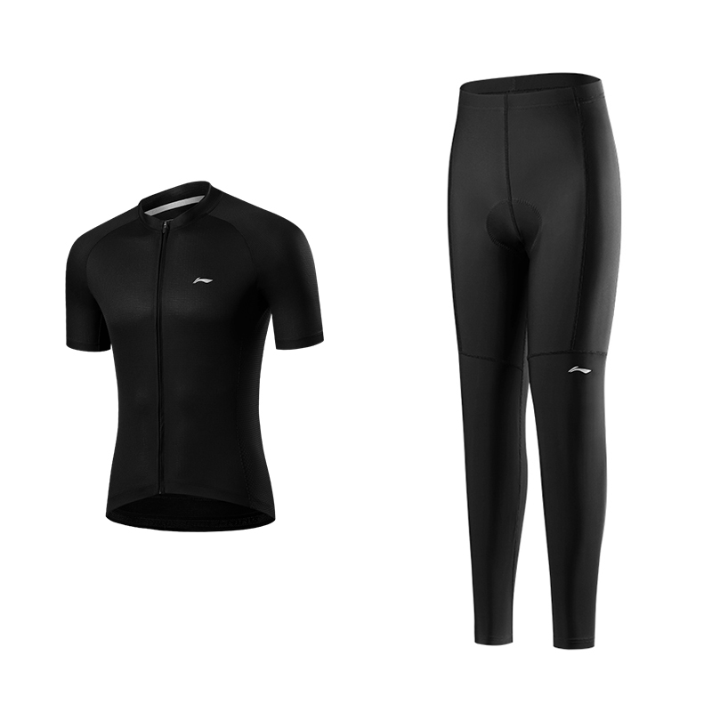 Li Ning Cycling Suits Unisex Crew Neck Thin