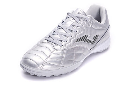 Joma TF Rubber Broken Studs HG Rubber Short Studs Synthetic Leather Abrasion Resistant Soccer Shoes Men’s Silver