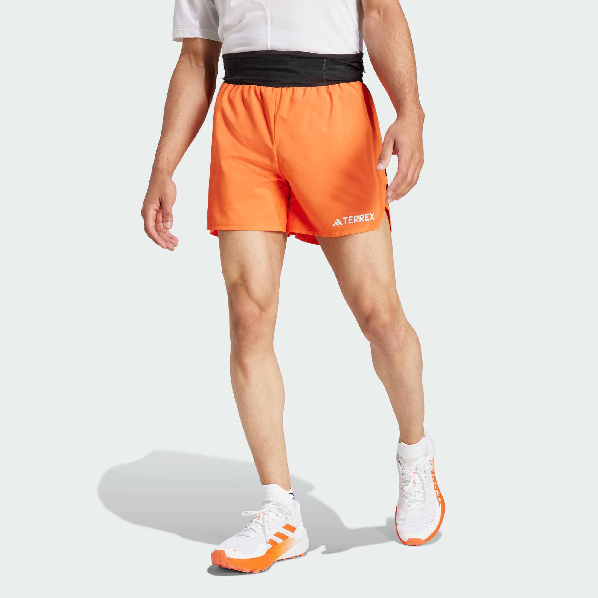 Adidas logo-detail shorts
