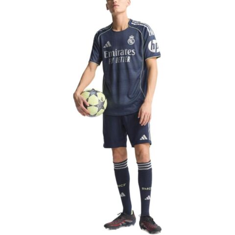 Adidas Free Shipping with adiClub Real Madrid 25/26 Away Authentic Jersey
