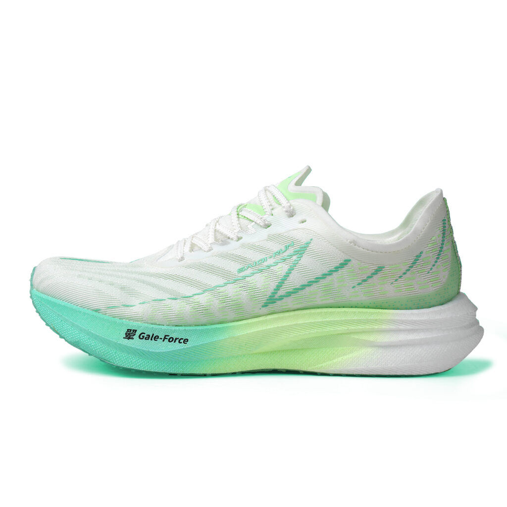 SAIQI Low top Hui Technology Sprint Running Shoes Unisex Mint Breeze