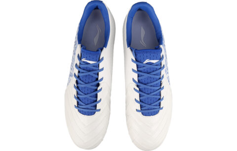 Li Ning Brocade TF Turf Firm Ground, Artificial Turf Soccer Shoes Men’s Blue White