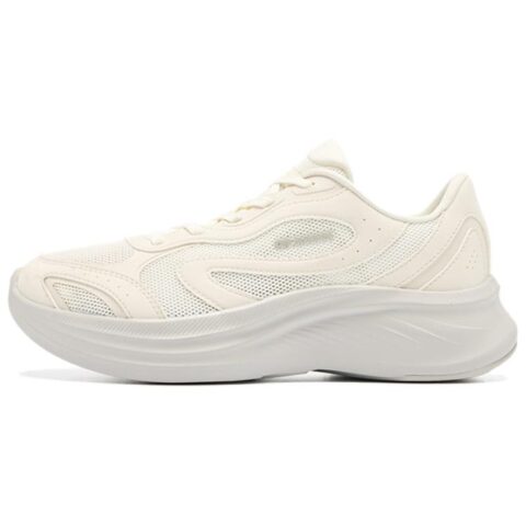 QIAODAN Slip Resistant Abrasion Resistant Low top Casual Running Shoes Women’s White
