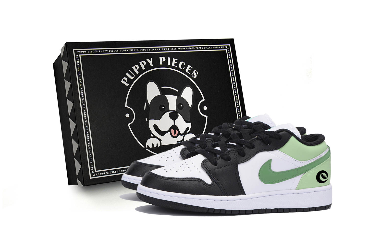Jordan Air Jordan 1 Vintage Basketball Shoes Men’s Low Top Black Green