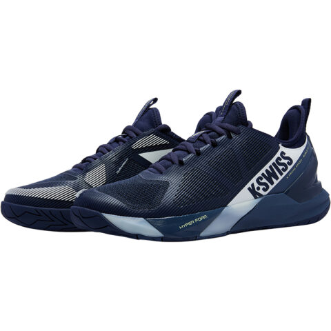 K·SWISS Textile, Synthetic Leather Low top Tennis Shoes Men’s Marine Blue