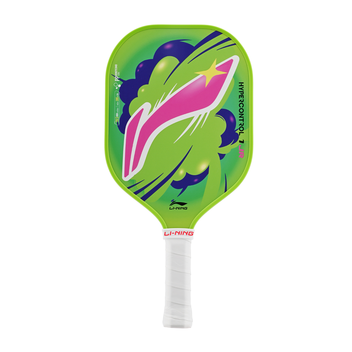 Li Ning HYPERCONTROL 1 JR Pickleball Paddles Fiberglass PP Honeycomb Core Kids’ 396*195*10.5mm