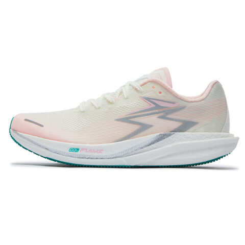 361° Blitz Speed 4 Pro Mesh Low top Fiberglass Plate Casual Training Running Shoes Unisex White Pink