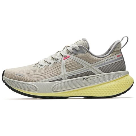 Anta Slip Resistant Abrasion Resistant Slip Resistant Abrasion Resistant Low top Running Shoes Women’s Beige Gray