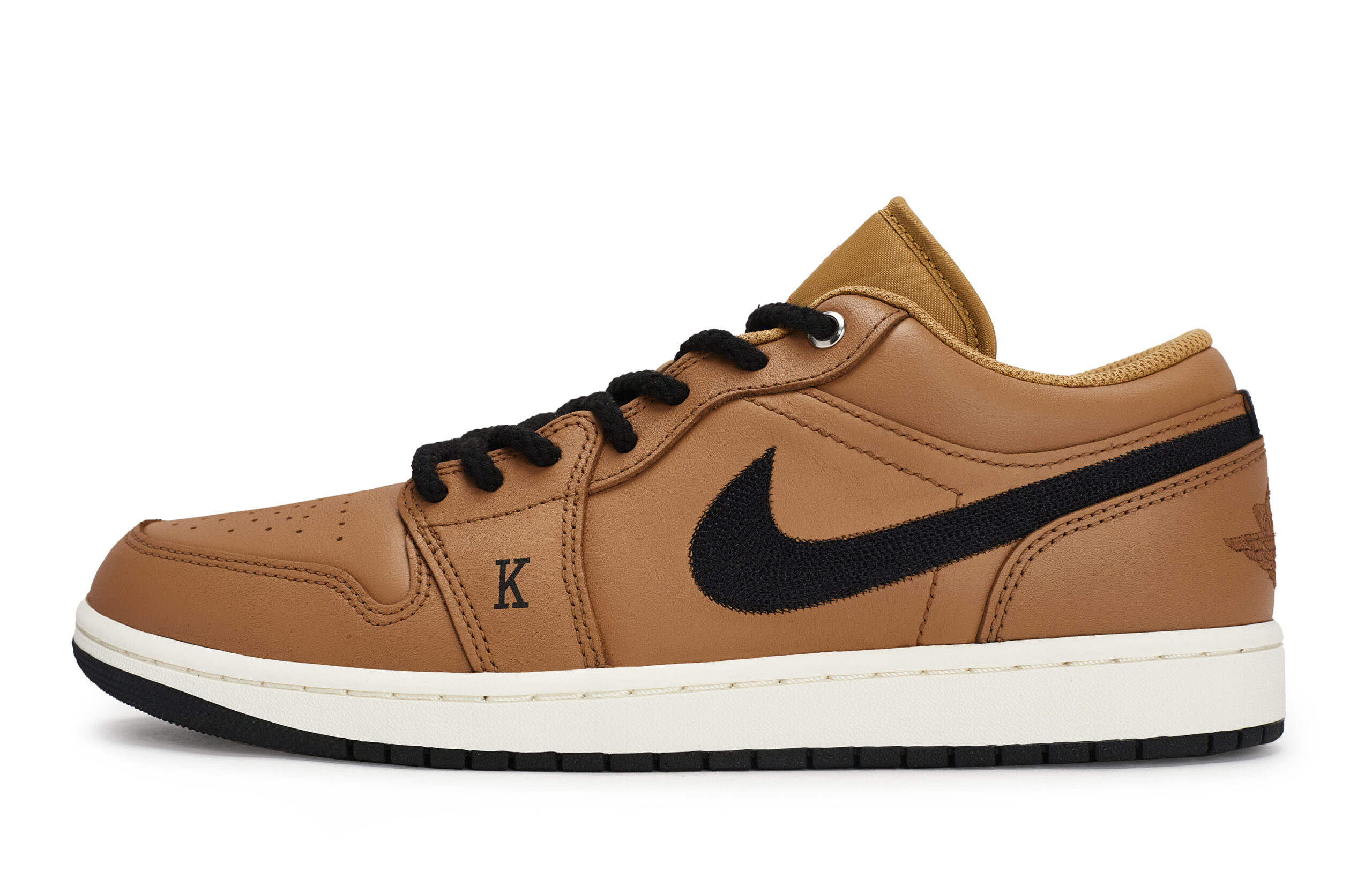 Jordan Air Jordan 1 Vintage Basketball Shoes Men’s Low Top Black/Brown/Umbra