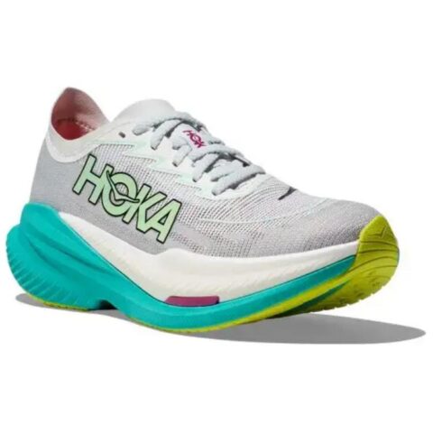 HOKA ONE ONE Mach X Slip Resistant Abrasion Resistant Low top Running Shoes Women’s Gray