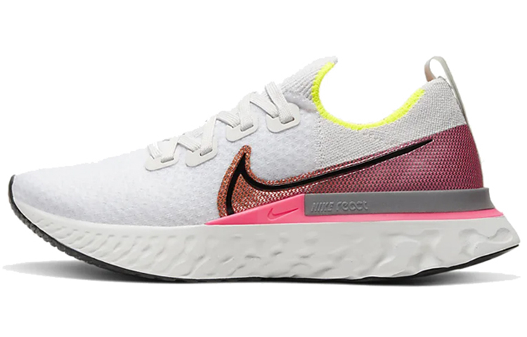 Nike React Infinity Run Platinum Pink Orange Women's