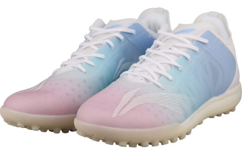 Li Ning TF Turf Artificial Turf Synthetic Leather Cushioning Slip Resistant Abrasion Resistant Soccer Shoes Men’s