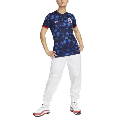 Nike Soccer Jerseys Women’s Blue Crew Neck Moderate