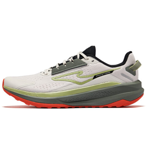 Erke Wild 2.0 Cushioning, Wear Resistant Low top Casual Running Shoes Men's Beige Green