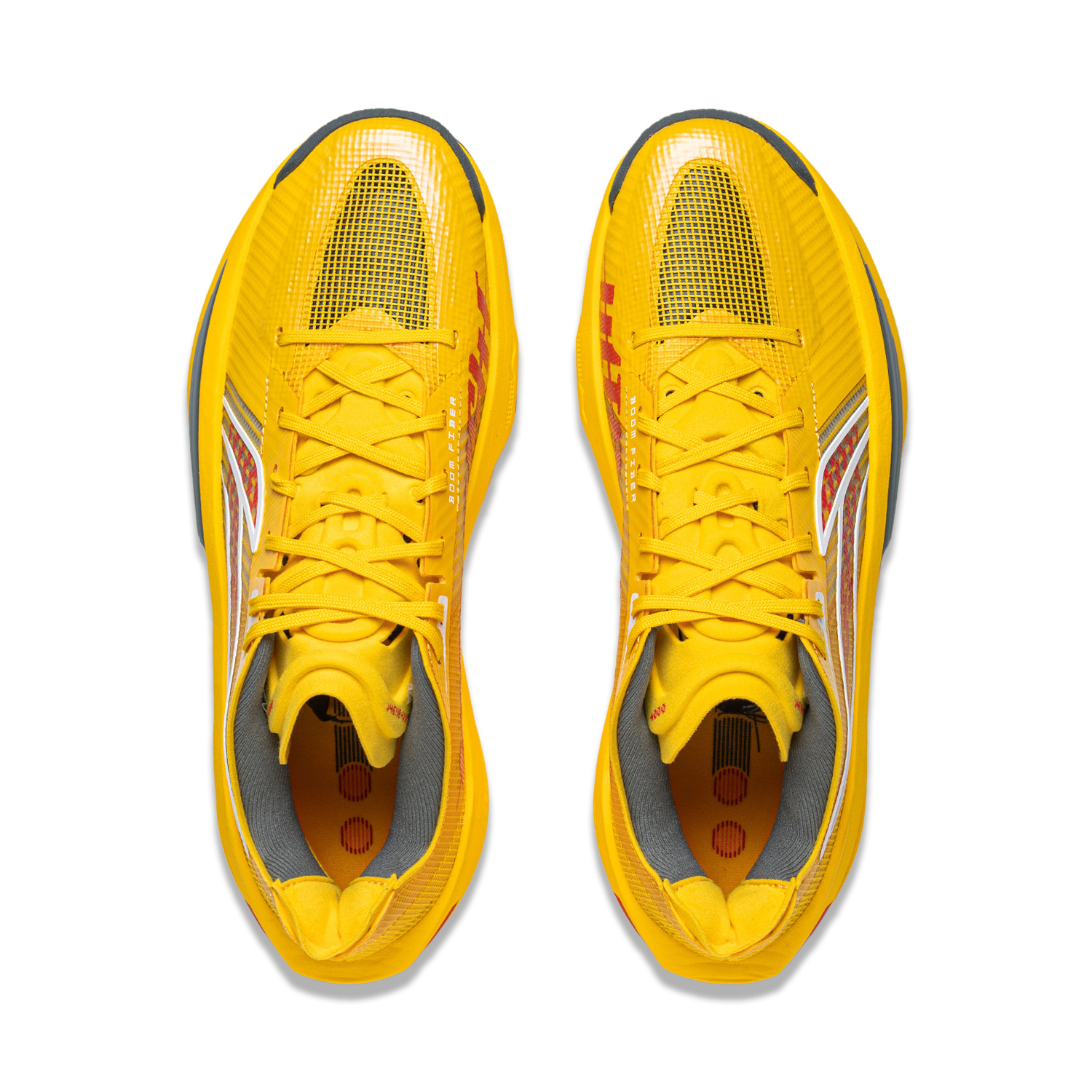 Li Ning ULTRALIGHT Cushioning Slip Resistant Abrasion Resistant Rebound Grip Low top Basketball Shoes Men’s Yellow
