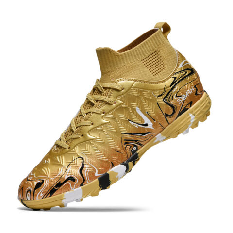 Binary Soccer Shoes Unisex High Top Black