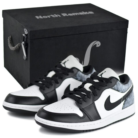 Jordan Air Jordan 1 Low top Vintage Basketball Shoes Women’s Black White