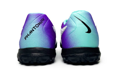 Nike Phantom GX Cushioning Abrasion Resistant Breathable Soccer Shoes Unisex Purple White
