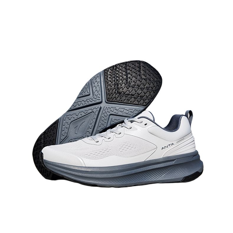 Anta Slip Resistant, Abrasion Resistant, Breathable Low top Training Shoes Men’s Gray