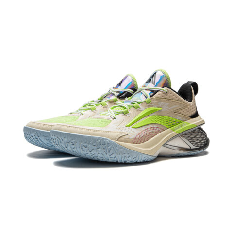 Li Ning Air Strike 11 Low top Performance Basketball Shoes Men’s Rock White Gray