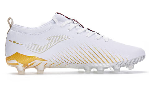 Joma FG Firm Ground Natural Grass Slip Resistant Abrasion Resistant Soccer Shoes Men’s White