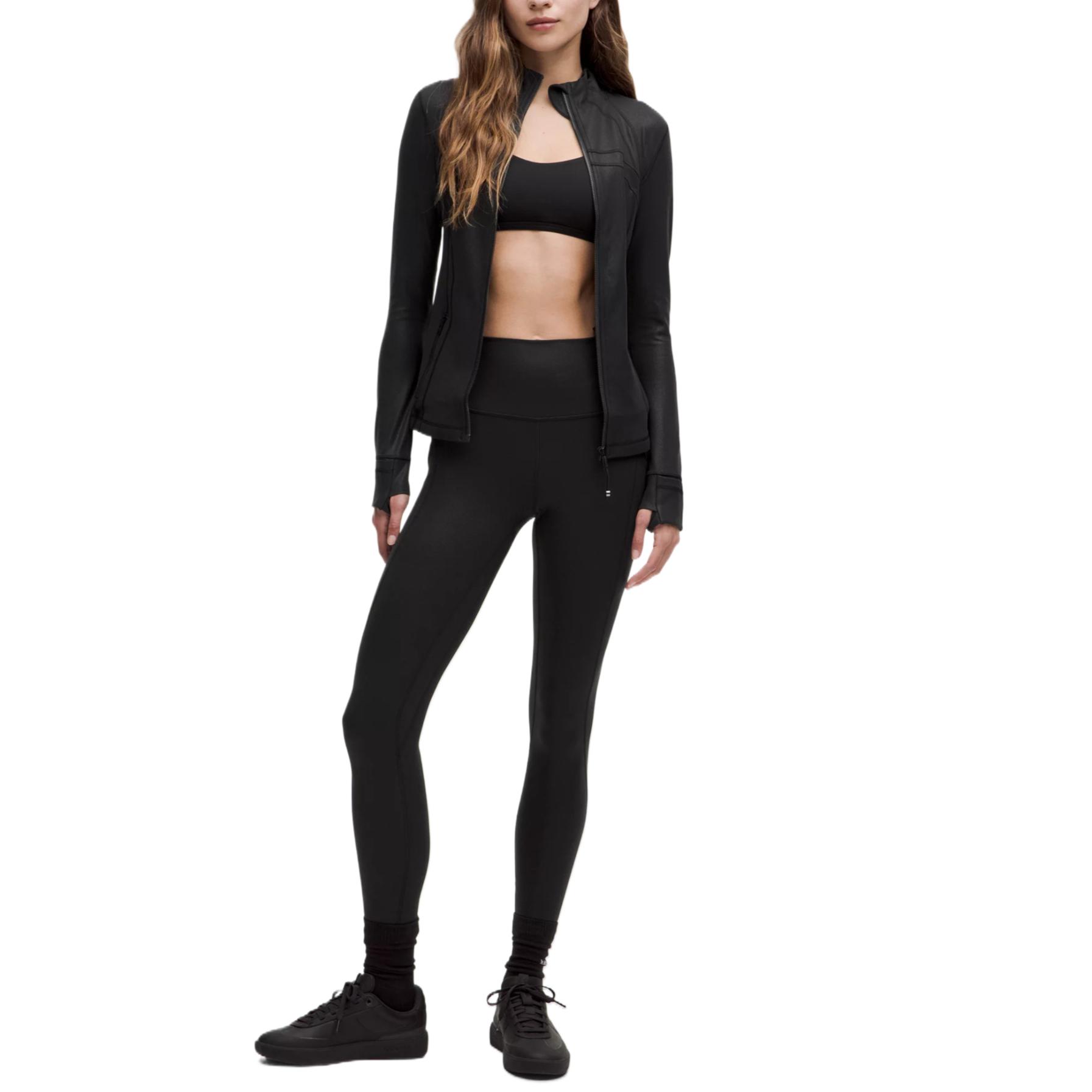 Lululemon Define Jacket Women’s Foil Print In Black