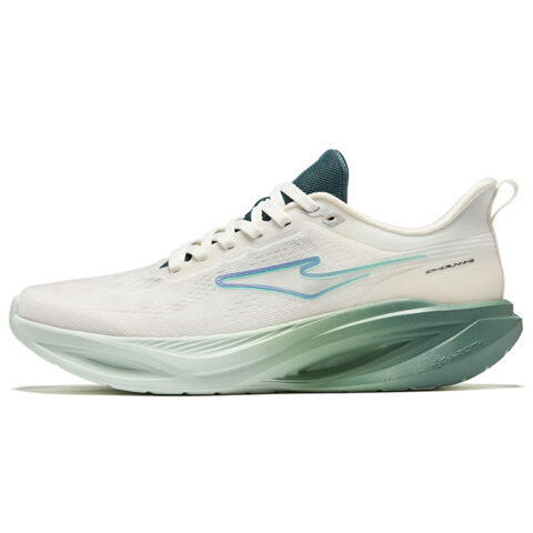 Erke Cushioning Rebound Low top City Commuting Running Shoes Men’s Microcrystal White Pine Green