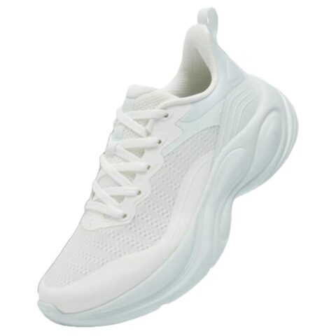 361° Slip Resistant Abrasion Resistant Low top Casual Running Shoes Women’s White Green