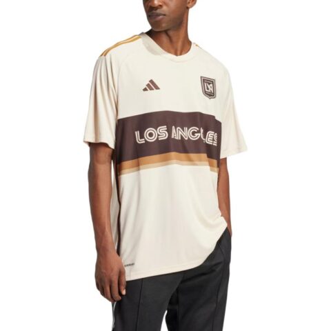 Adidas Los Angeles FC 24/25 THIRD Soccer Jersey Men’s Linen Brown