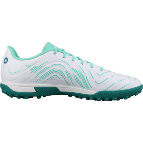 Li Ning Brocade TF Turf Artificial Turf Cushioning Slip Resistant Abrasion Resistant Soccer Shoes Men’s White Green