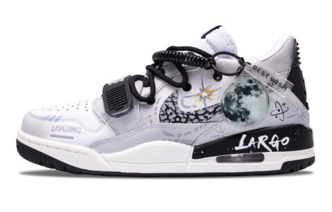 Jordan Legacy 312 Low top Vintage Basketball Shoes Men’s Gray White