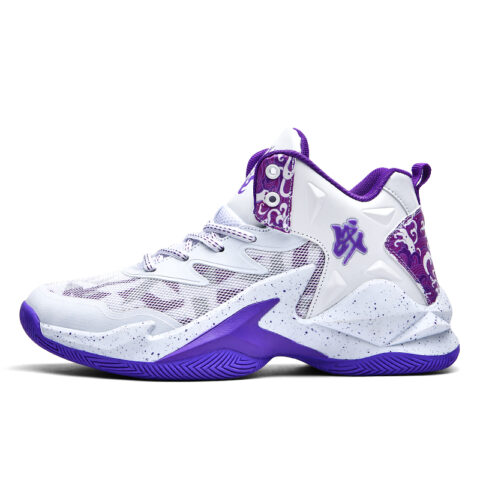 GQWE Cushioning Breathable Lightweight High top Basketball Shoes Unisex