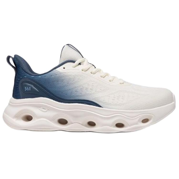 361° Vortex Chain CITY Running Shoes Men’s Low Top Feather White Nostalgic Blue
