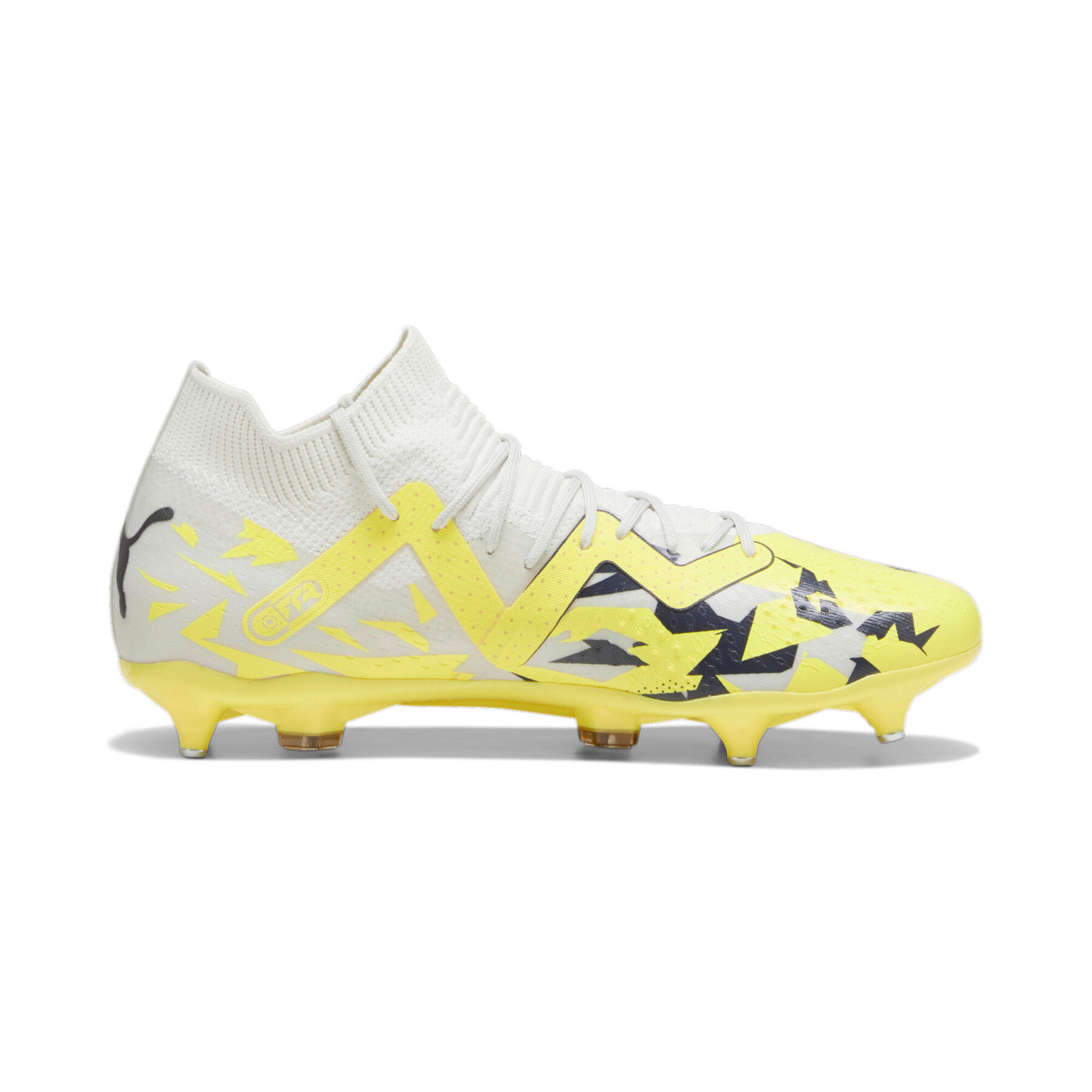 PUMA Future Match Mxsg Comfortable SG Soft Ground Abrasion Resistant Soccer Shoes Men’s Yellow