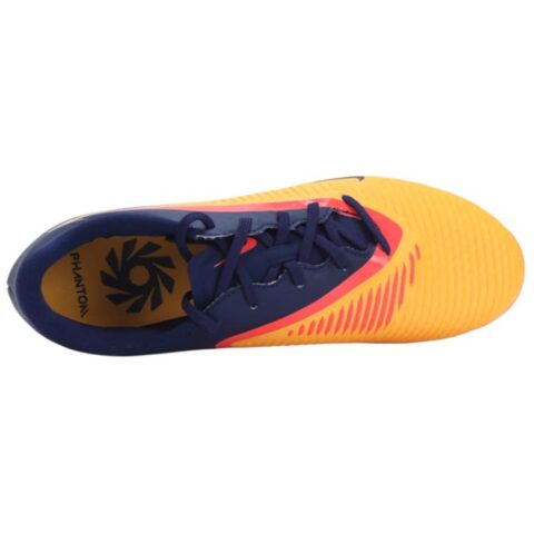 Nike Phantom 6 Abrasion Resistant Soccer Shoes Unisex Yellow